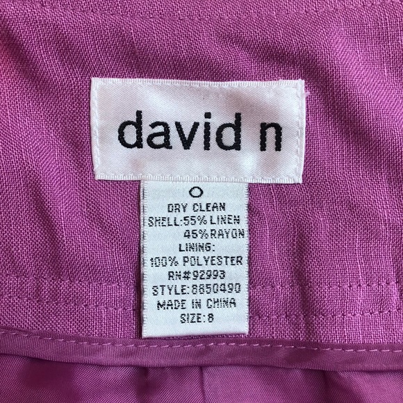 Linen blend skirt - Picture 4 of 10